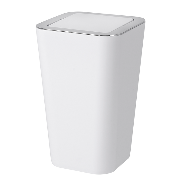 Schwingdeckeleimer Candy - Polystyrol / ABS - Fassungsvermögen: 6 L - Weiß