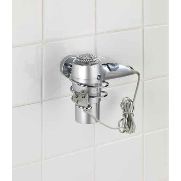 Vacuum-Loc Haartrocknerhalter Capri - Zinkdruckguss - Chrom