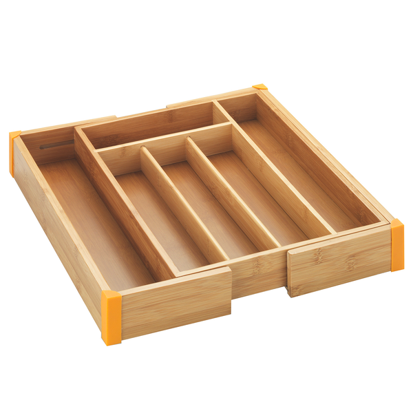 Besteckkasten Bambus - Bambus - Braun