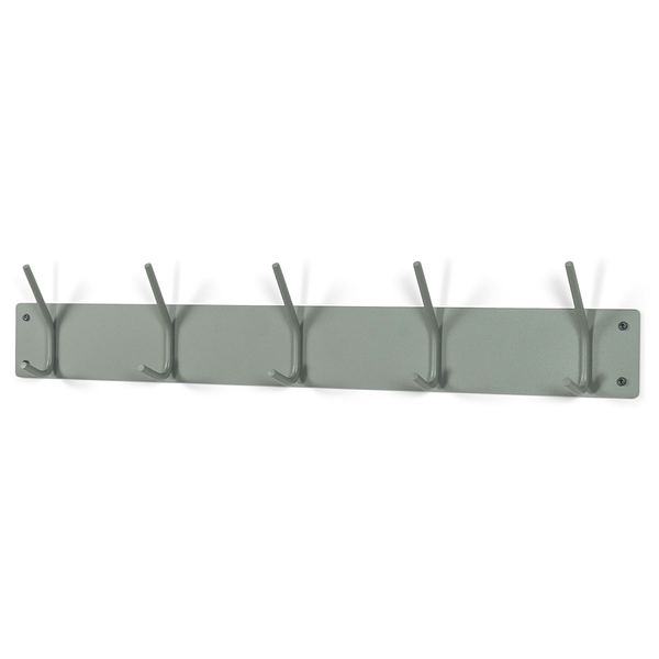 Garderobenleiste Fusion - Metall - Mintgrau - Breite: 70 cm