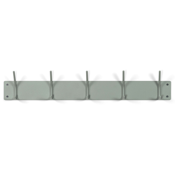 Garderobenleiste Fusion - Metall - Mintgrau - Breite: 70 cm