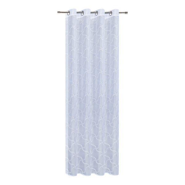 Ösenschal Hansi - Polyester - Weiß