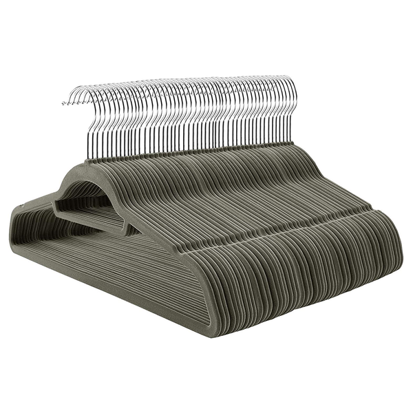 Kleiderbügel Artix (100er-Set) - ABS-Kunststoff - Grau