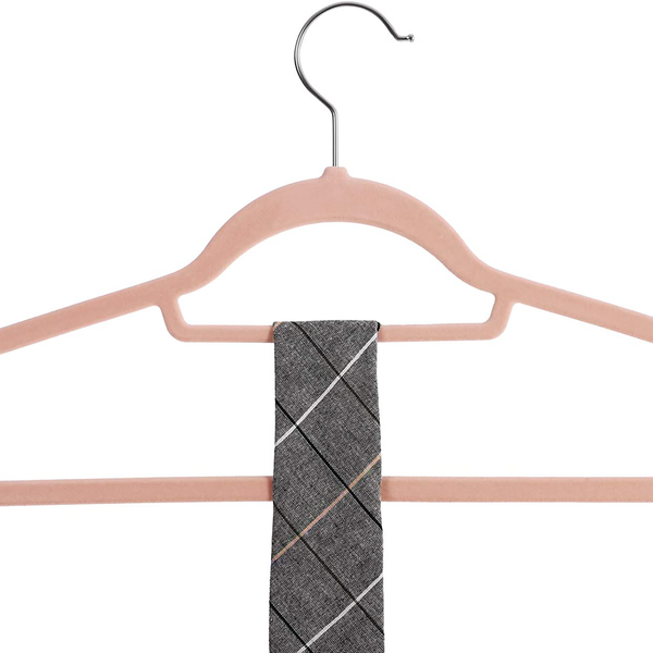 Kleiderbügel Ashbury (50er-Set) - ABS-Kunststoff - Rosa / Weiß