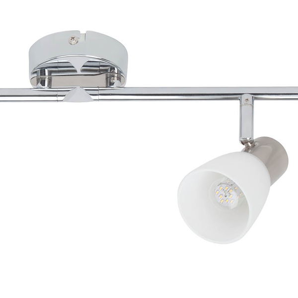 LED-Deckenleuchte Janna - Polyethylen / Eisen - Flammenanzahl: 4
