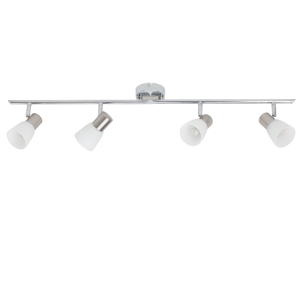 LED-Deckenleuchte Janna - Polyethylen / Eisen - Flammenanzahl: 4