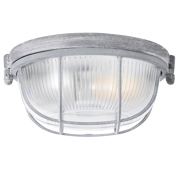 Deckenleuchte Lauren I - Klarglas / Stahl - 1-flammig