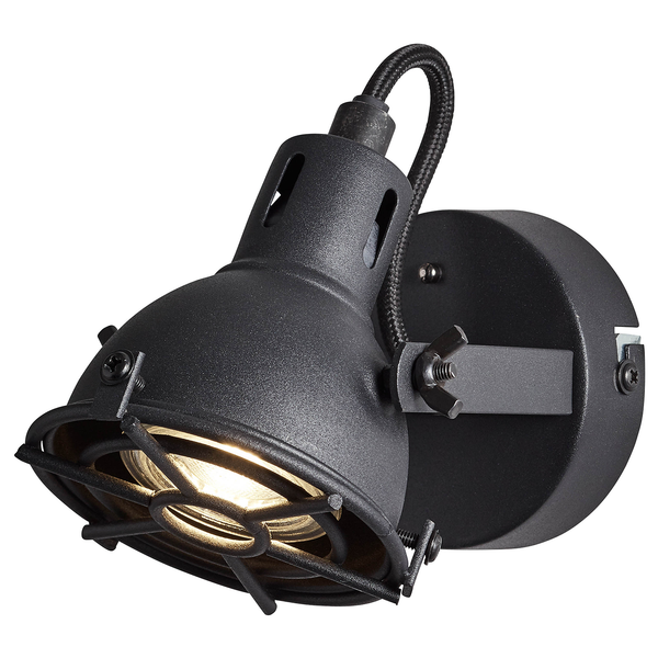 LED-Wandleuchte Jesper - Eisen - 1-flammig