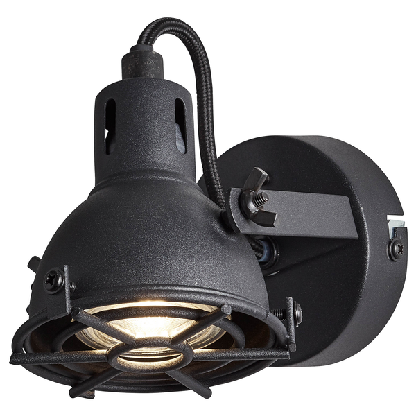LED-Wandleuchte Jesper - Eisen - 1-flammig