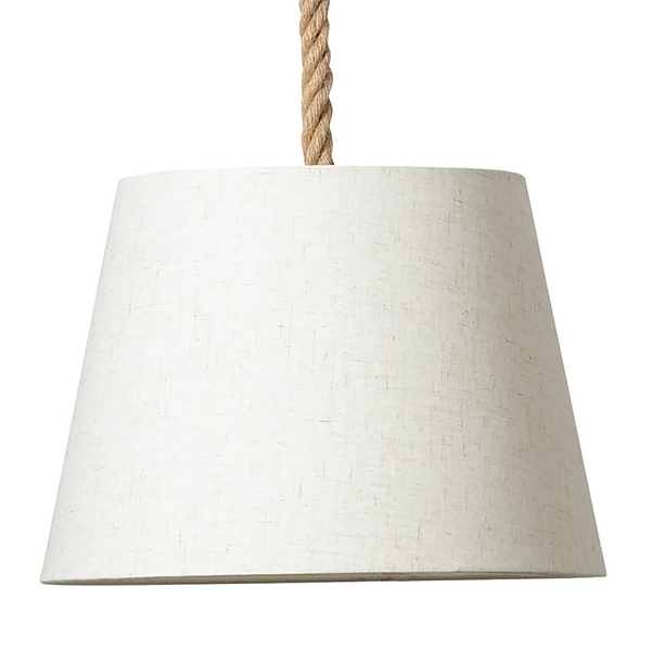 Pendelleuchte Sailor - Mischgewebe / Jute - 1-flammig