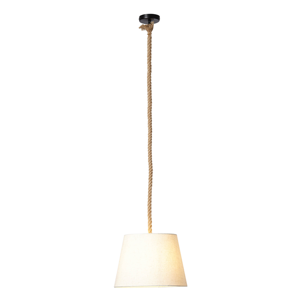 Pendelleuchte Sailor - Mischgewebe / Jute - 1-flammig