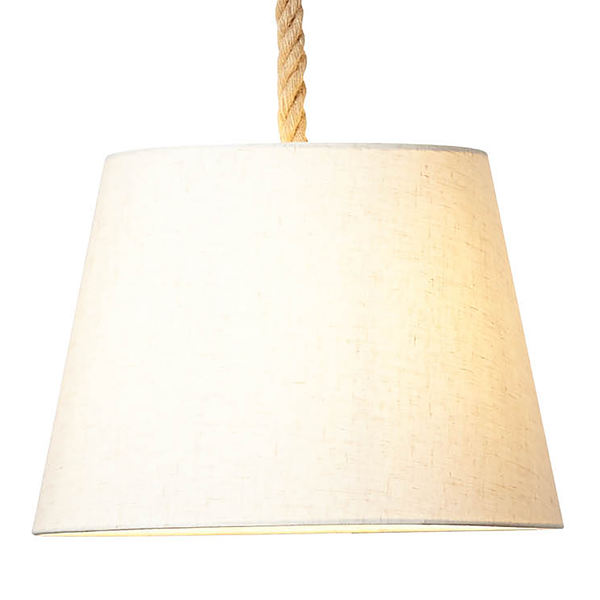 Pendelleuchte Sailor - Mischgewebe / Jute - 1-flammig