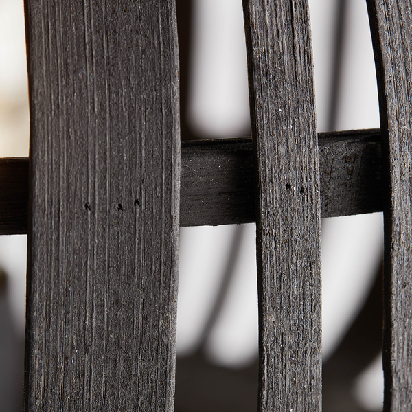 Deckenleuchte Woodrow - Rattan / Eisen - 1-flammig