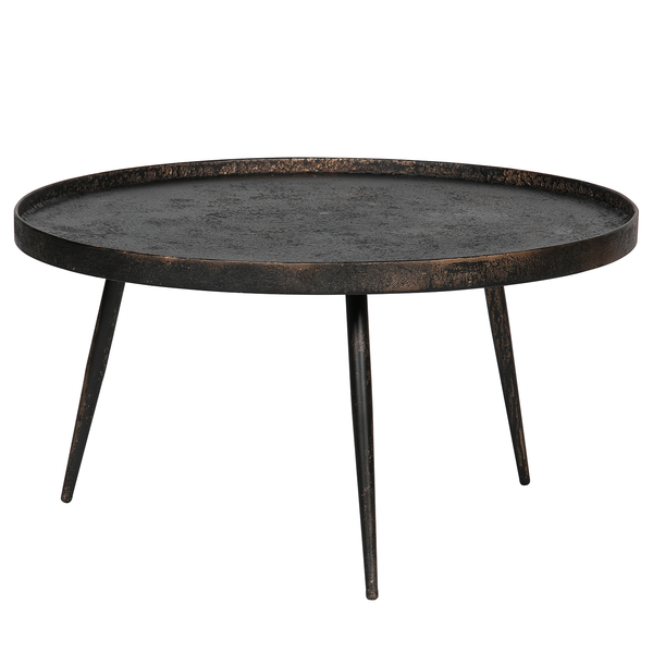 Couchtisch Kalum II - Metall - Antik Schwarz