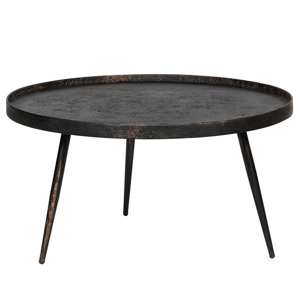 Couchtisch Kalum II - Metall - Antik Schwarz