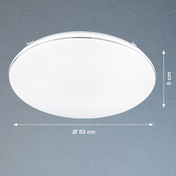 LED-Deckenleuchte Autun - Acryl / Eisen - 1-flammig