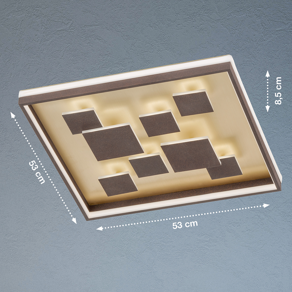 LED-Deckenleuchte Carina - Acryl / Eisen - 1-flammig