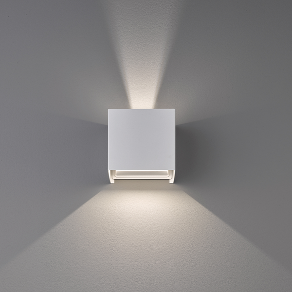 LED-Wandleuchte Atassu IV - Aluminium - 2-flammig