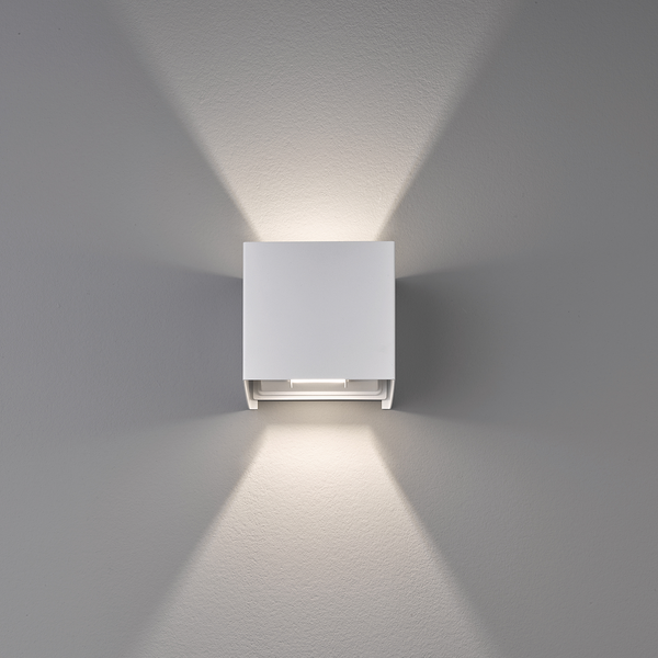 LED-Wandleuchte Atassu IV - Aluminium - 2-flammig