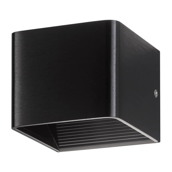LED-Wandleuchte Atassu III - Aluminium - 1-flammig