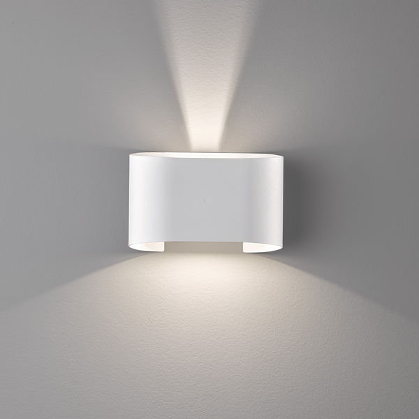 LED-Wandleuchte Atassu VI - Aluminium - 2-flammig