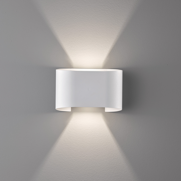LED-Wandleuchte Atassu VI - Aluminium - 2-flammig