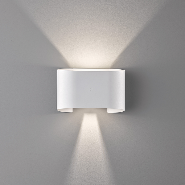 LED-Wandleuchte Atassu VI - Aluminium - 2-flammig