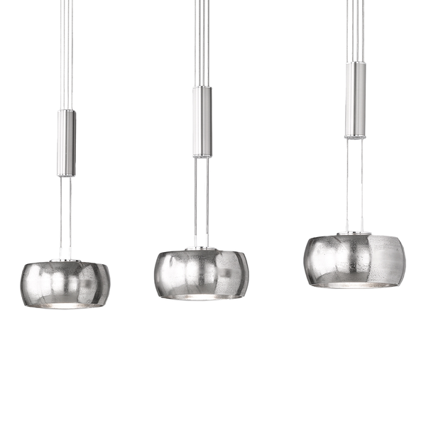LED-Pendelleuchte Carov I - Eisen - 3-flammig