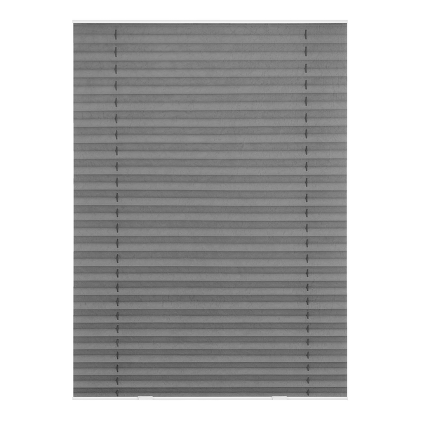 Dachfenster Plissee Haftfix - Polyester - Grau - 36 x 60 cm