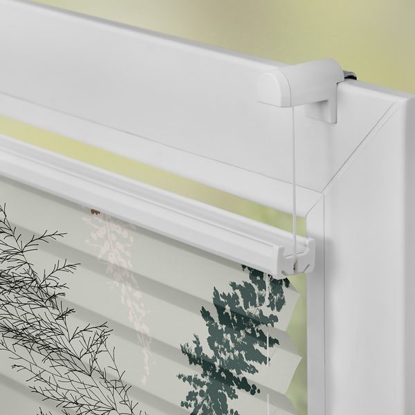 Plissee Klemmfix Fir Branches - Polyester - Grün - 60 x 130 cm