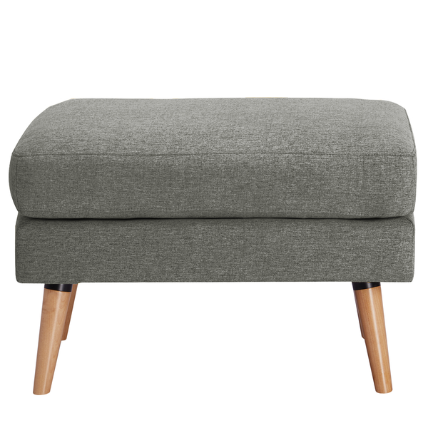 Polsterhocker Limeri - Filz Blix: Grau