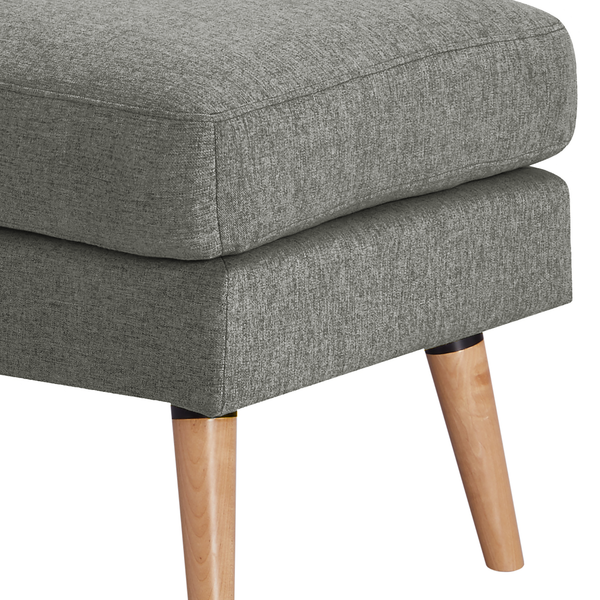 Polsterhocker Limeri - Filz Blix: Grau