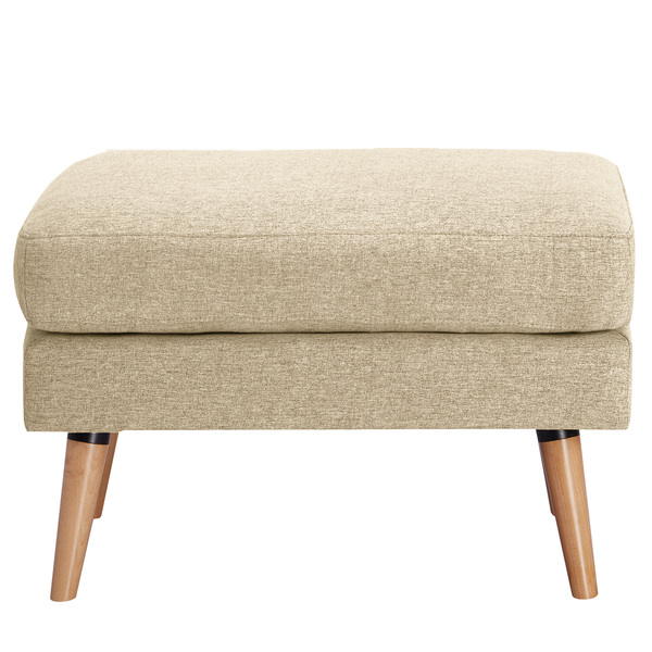 Polsterhocker Limeri - Filz Blix: Beige