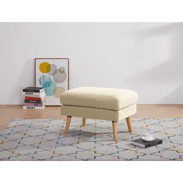 Polsterhocker Limeri - Filz Blix: Beige