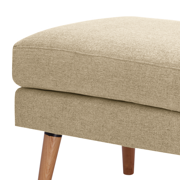 Polsterhocker Limeri - Filz Blix: Beige