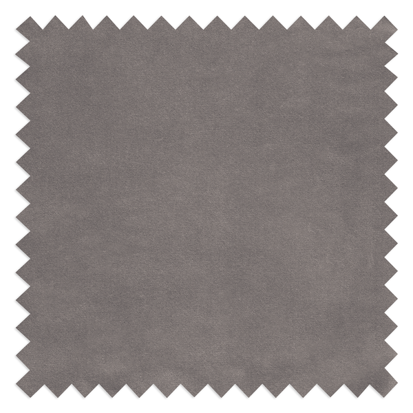 Polsterhocker Boddin - Samt Criada: Grau