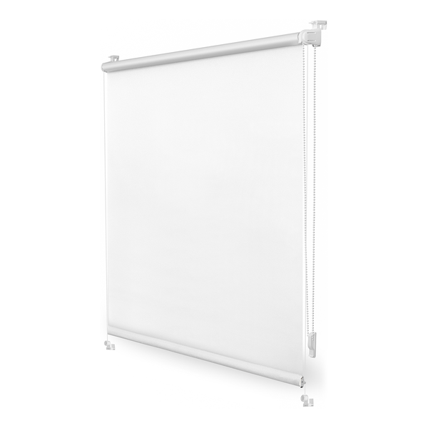 Klemmfix-Rollo Clanes - Polyester - Weiß - 70 x 150 cm