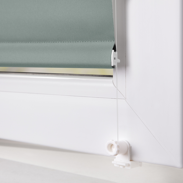 Klemmfix-Rollo Clanes - Polyester - Grün - 80 x 150 cm