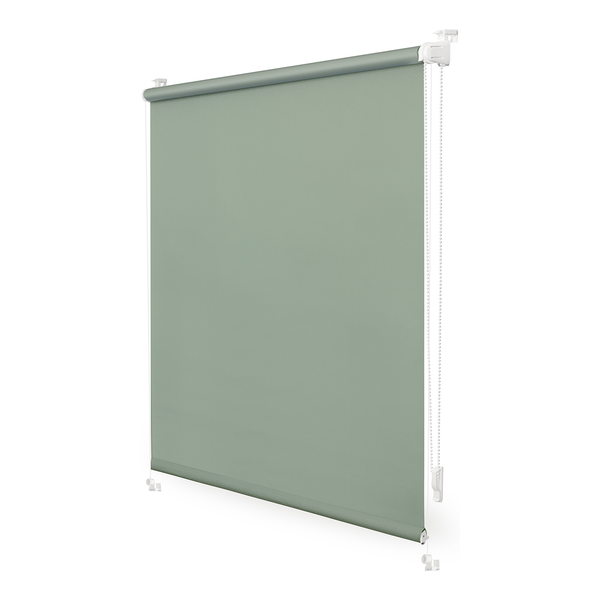 Klemmfix-Rollo Clanes - Polyester - Grün - 80 x 150 cm
