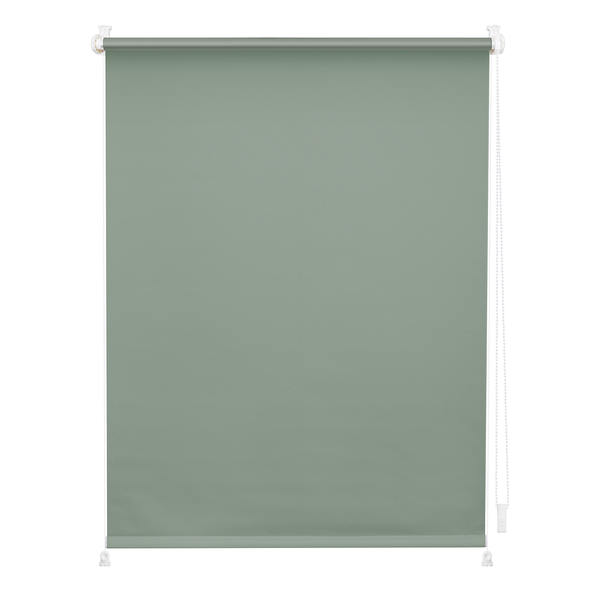 Klemmfix-Rollo Clanes - Polyester - Grün - 80 x 150 cm