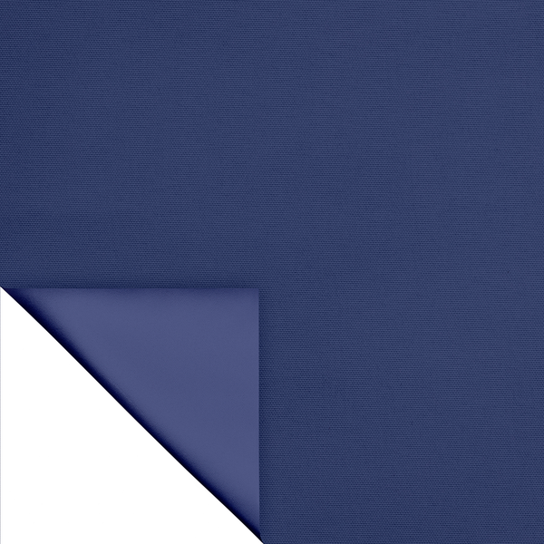 Klemmfix-Rollo Clanes - Polyester - Blau - 90 x 150 cm