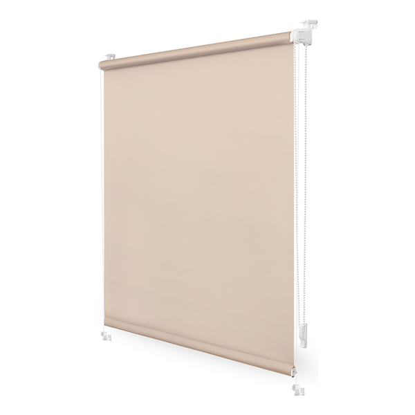 Klemmfix-Rollo Clanes - Polyester - Creme - 80 x 150 cm