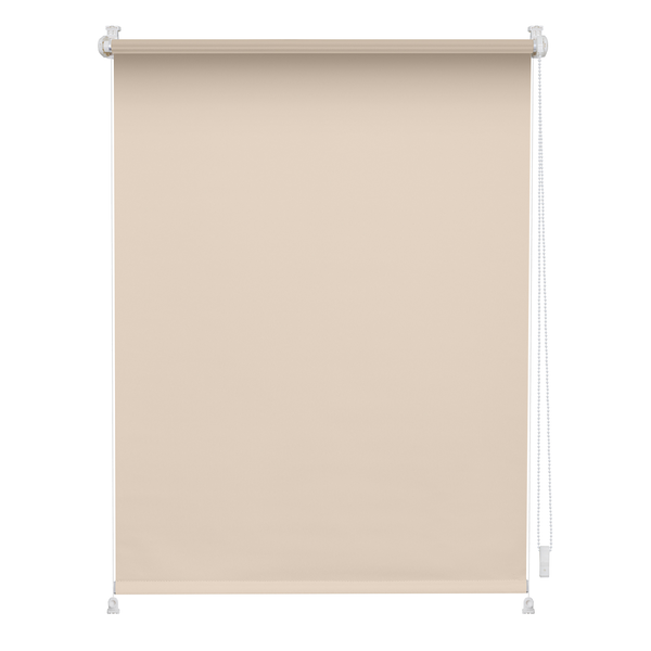 Klemmfix-Rollo Clanes - Polyester - Creme - 80 x 150 cm