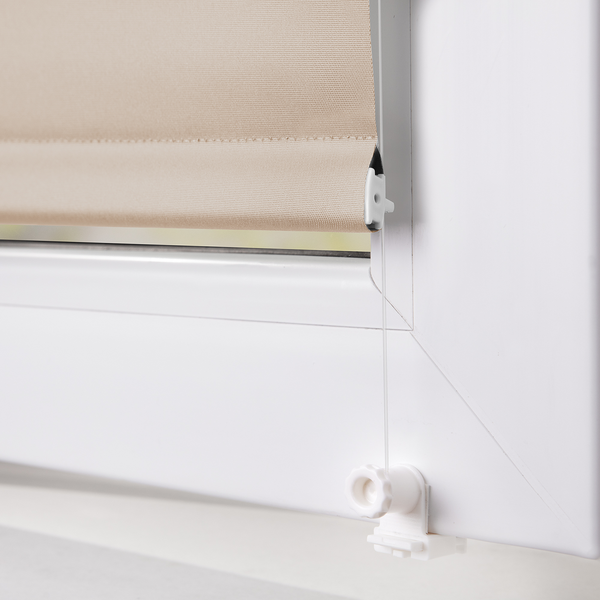 Klemmfix-Rollo Clanes - Polyester - Creme - 120 x 150 cm