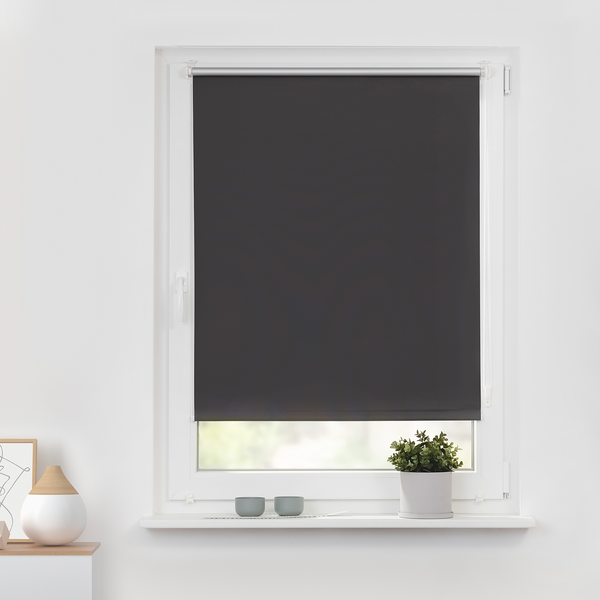 Klemmfix-Rollo Concio - Polyester - Anthrazit - 60 x 150 cm