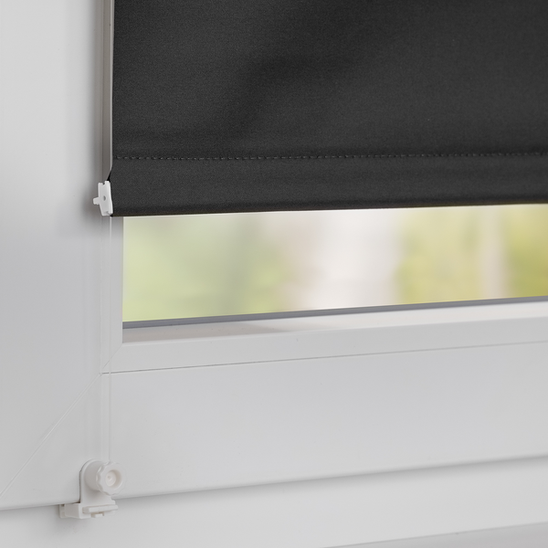 Klemmfix-Rollo Concio - Polyester - Anthrazit - 60 x 150 cm