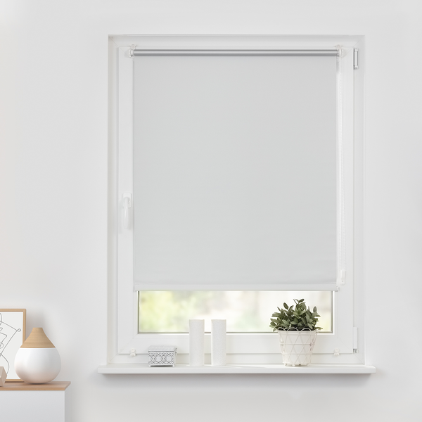 Klemmfix-Rollo Concio - Polyester - Weiß - 60 x 150 cm