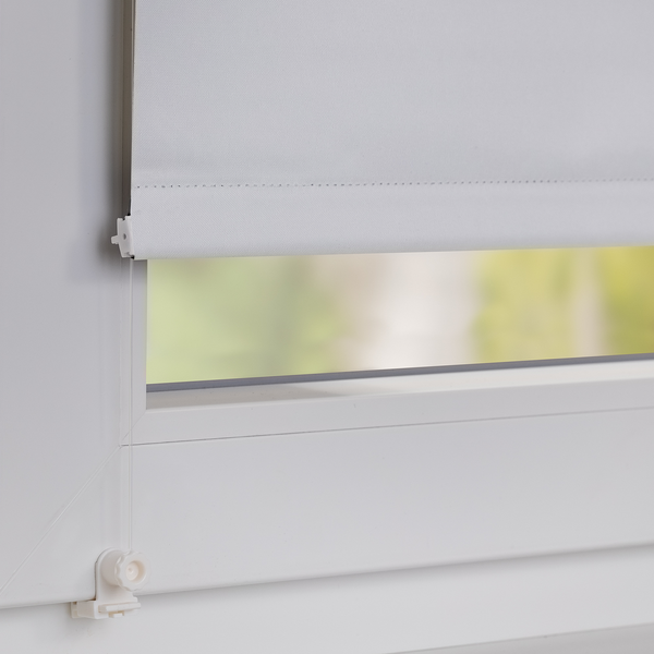Klemmfix-Rollo Concio - Polyester - Weiß - 60 x 150 cm