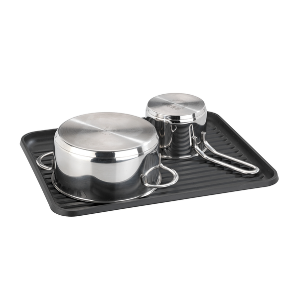 Geschirrabtropfer Drip - Metall / Polypropylen - Schwarz
