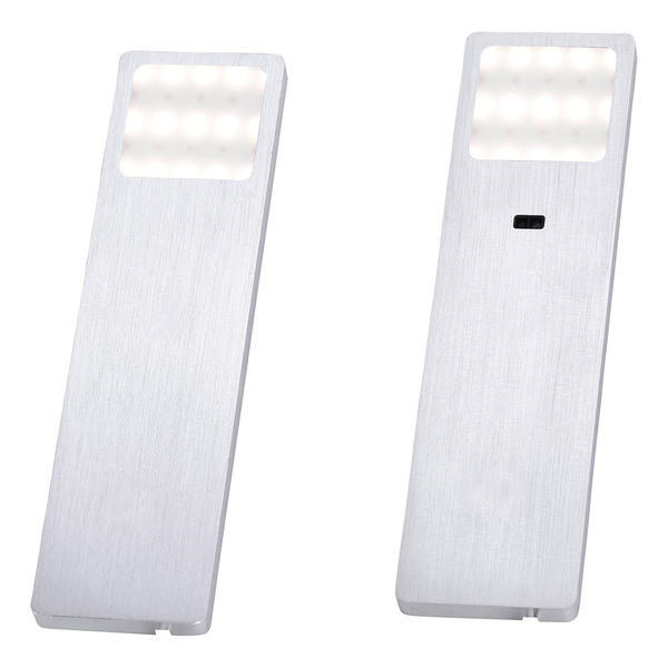 LED-Einbauleuchte Helena III - Polycarbonat / Aluminium - 2-flammig